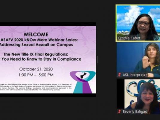 2020 kNOw More Webinar: The New Title IX Final Regs - Oct. 21, 22, 28, & 29, 2020