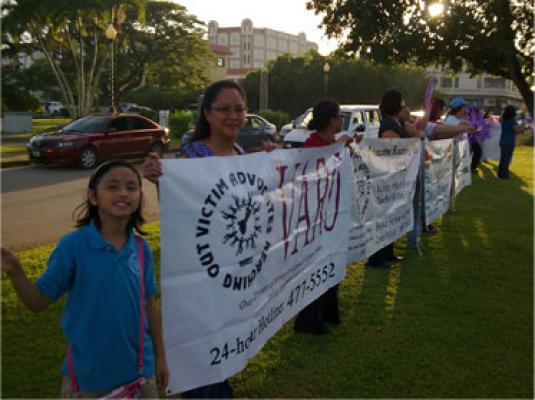 Guam Coalition Wave for Family Violence Awareness Month